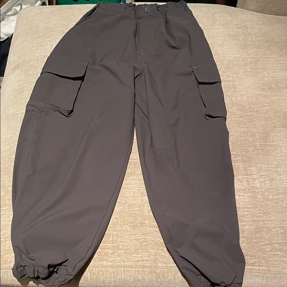 Gu Boys Gray Cargo Pants